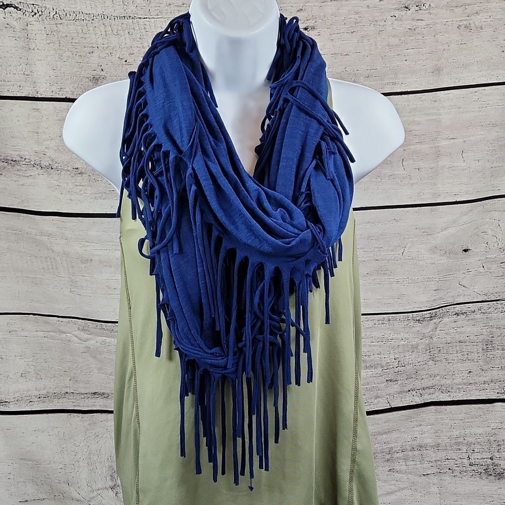 💜Blue Infinity Fringed Scarf